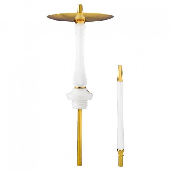 Кальян UNION - Sleek PVD White (Белый, Без Колбы) купить в Владивостоке