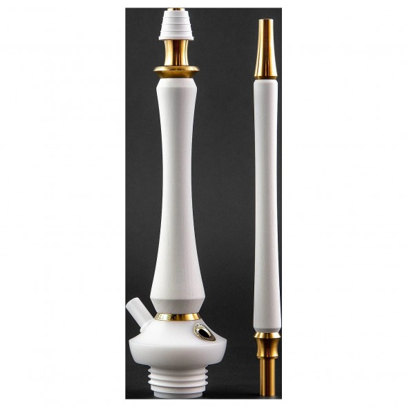 Кальян UNION - Sleek PVD White (Белый, Без Колбы) купить в Владивостоке