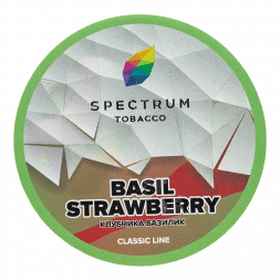 Табак Spectrum - Basil Strawberry (Клубника Базилик, 100 грамм)