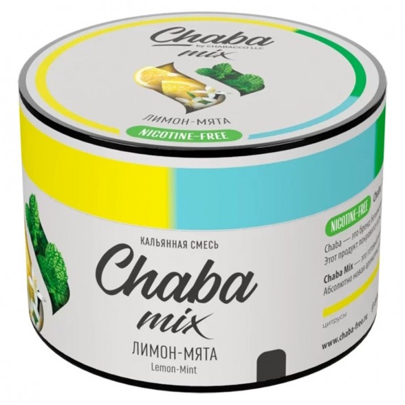Смесь Chaba Mix - Lemon-Mint (Лимон и Мята, 40 грамм) купить в Владивостоке