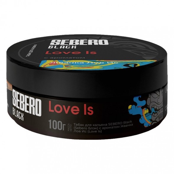 Табак Sebero Black - Love Is (Жвачка Лов Ис, 100 грамм) купить в Владивостоке
