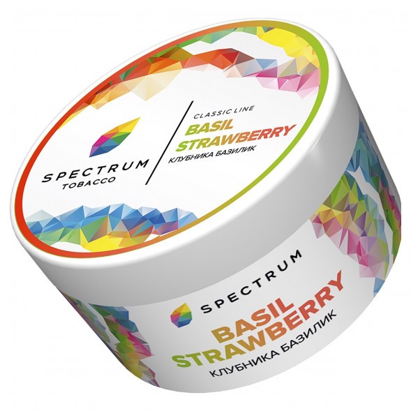 Табак Spectrum - Basil Strawberry (Клубника Базилик, 200 грамм) купить в Владивостоке