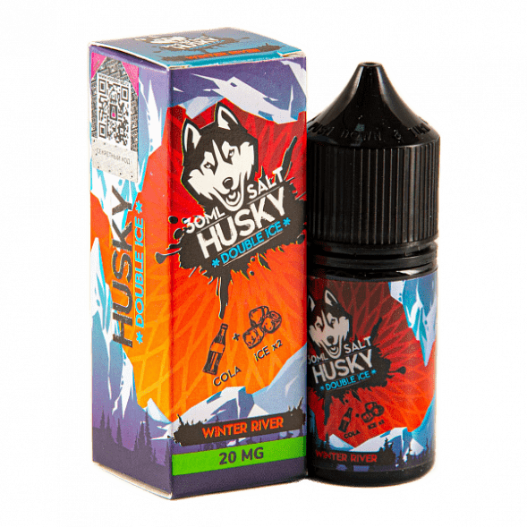 Жидкость Husky Double Ice Salt - Winter River (30 мл) купить в Владивостоке