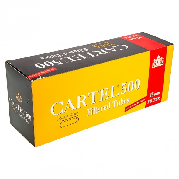 Гильзы сигаретные Cartel - SuperLong 84x25 мм (500 штук) купить в Владивостоке