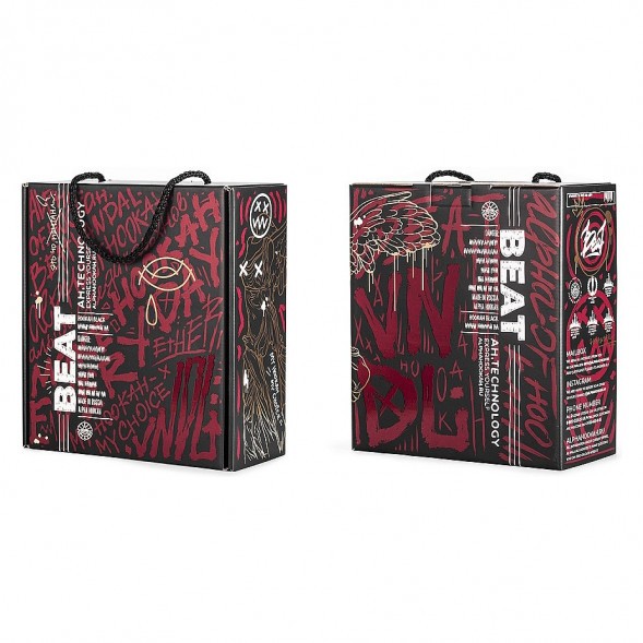 Кальян Alpha Hookah - Beat Vandal Green (Прозрачная Колба) купить в Владивостоке