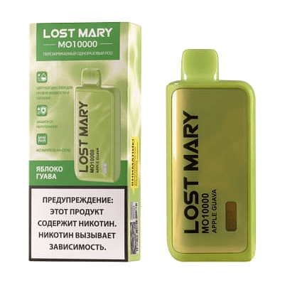 LOST MARY MO - Яблоко Гуава (Apple Guava, 10000 затяжек) купить в Владивостоке