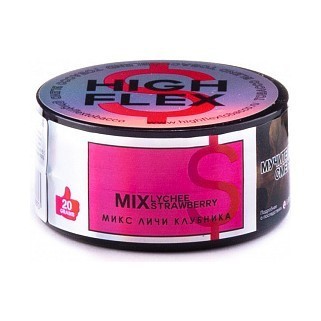 Табак High Flex - Mix Lychee Strawberry (Микс Личи Клубника, 20 грамм) купить в Владивостоке