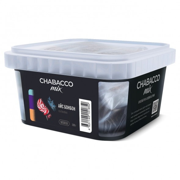 Смесь Chabacco MIX MEDIUM - Ice Bonbon (Айс Бонбон, 200 грамм) купить в Владивостоке