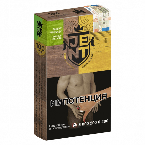 Табак Jent - Brisky Whiskey (Пряный Виски, 100 грамм) купить в Владивостоке