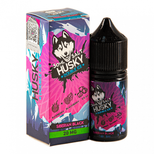 Жидкость Husky Double Ice Salt - Siberian Black (30 мл) купить в Владивостоке
