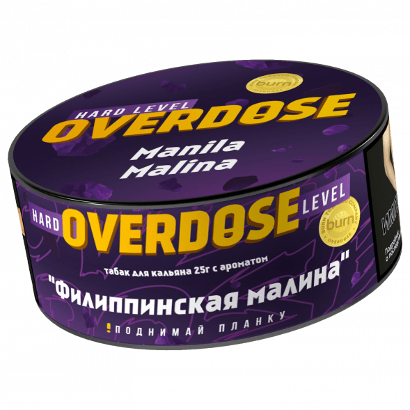 Табак Overdose - Manila Malina (Филиппинская Малина, 25 грамм) купить в Владивостоке