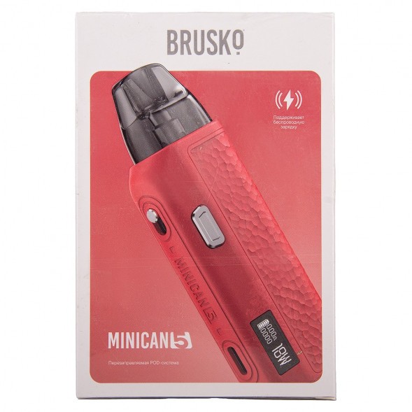 Электронная сигарета Brusko - Minican 5 (Красный) купить в Владивостоке