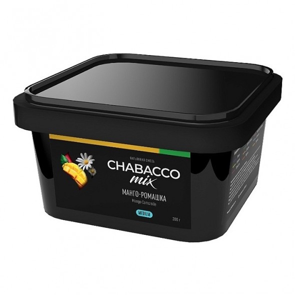 Смесь Chabacco MIX MEDIUM - Mango Camomile (Манго - Ромашка, 200 грамм) купить в Владивостоке