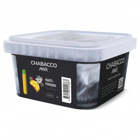 Смесь Chabacco MIX MEDIUM - Mango Camomile (Манго - Ромашка, 200 грамм) купить в Владивостоке