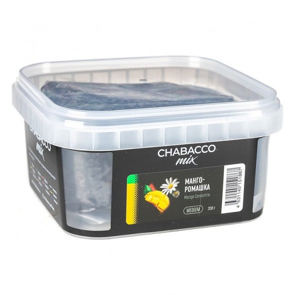 Смесь Chabacco MIX MEDIUM - Mango Camomile (Манго - Ромашка, 200 грамм) купить в Владивостоке