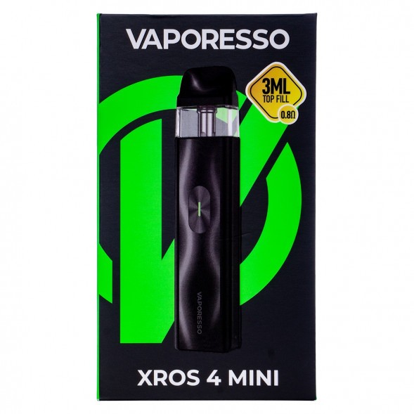 Электронная сигарета Vaporesso XROS 4 Mini - Black (Чёрная) купить в Владивостоке