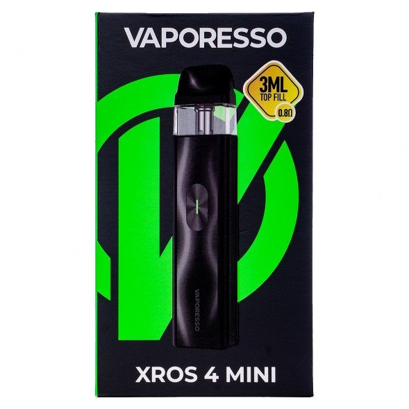 Электронная сигарета Vaporesso XROS 4 Mini - Black (Чёрная) купить в Владивостоке