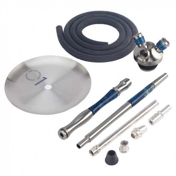 Кальян UNION - Fibonacci Гибрид (Синий, Без Колбы) купить в Владивостоке