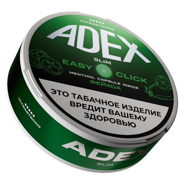 Табак жевательный ADEX ULTRA STRONG SLIM Easy Click - Feijoa Menthol (Фейхоа Ментол) купить в Владивостоке