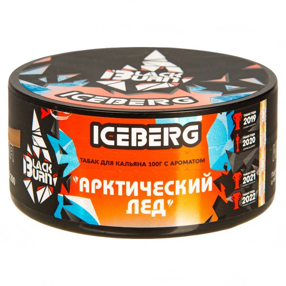 Табак BlackBurn - Iceberg (Арктический Лёд, 100 грамм) купить в Владивостоке