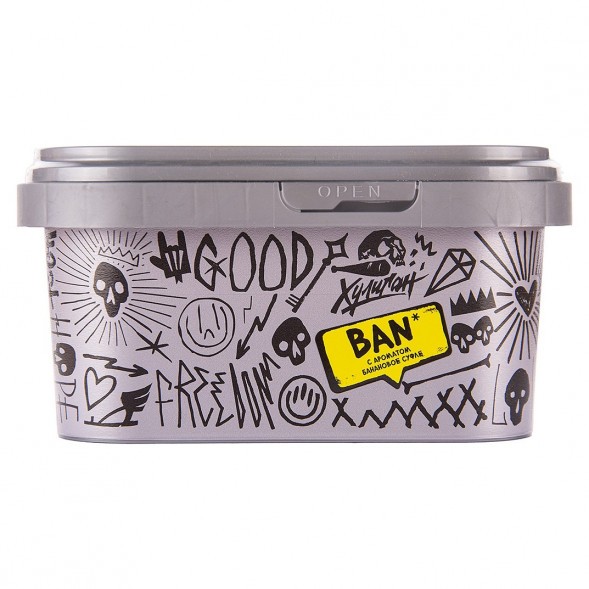 Табак Хулиган - BAN (Банановое Суфле, 200 грамм) купить в Владивостоке