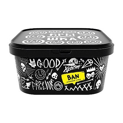 Табак Хулиган - BAN (Банановое Суфле, 200 грамм) купить в Владивостоке