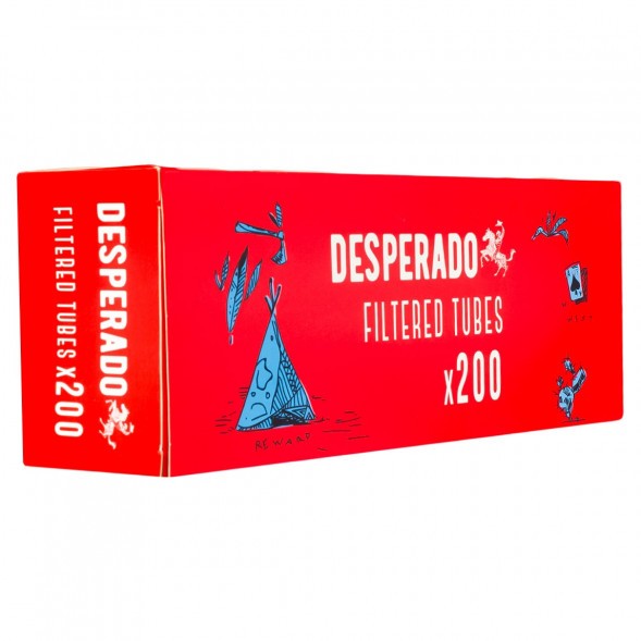 Гильзы сигаретные Desperado - 84x15 мм (200 штук) купить в Владивостоке