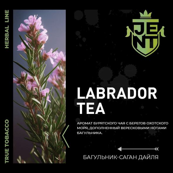 Табак Jent - Labrador Tea (Багульник и Саган Дайля, 25 грамм) купить в Владивостоке