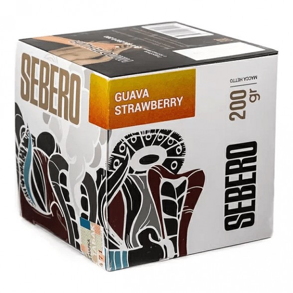 Табак Sebero - Guava Strawberry (Гуава и Клубника, 200 грамм) купить в Владивостоке