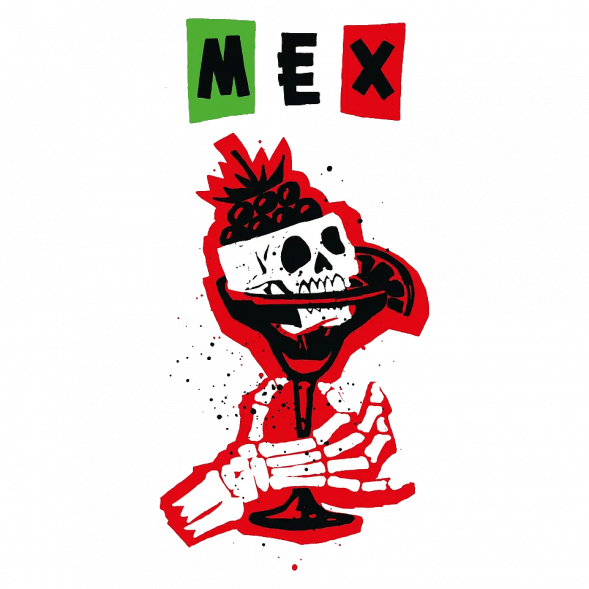 Табак Хулиган Hard - MEX (Ежевичная Маргарита, 80 грамм) купить в Владивостоке