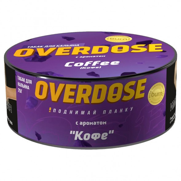 Табак Overdose - Coffee (Кофе, 25 грамм) купить в Владивостоке