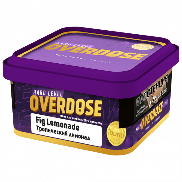 Табак Overdose - Fig Lemonade (Тропический Лимонад, 200 грамм) купить в Владивостоке