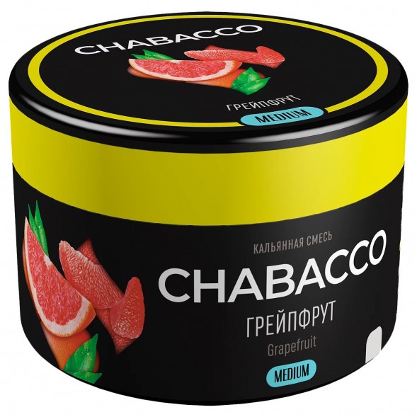 Смесь Chabacco MEDIUM - Grapefruit (Грейпфрут, 40 грамм) купить в Владивостоке