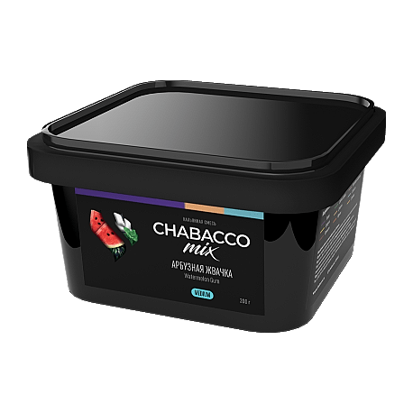 Смесь Chabacco MIX MEDIUM - Watermelon Gum (Арбузная Жвачка, 200 грамм) купить в Владивостоке