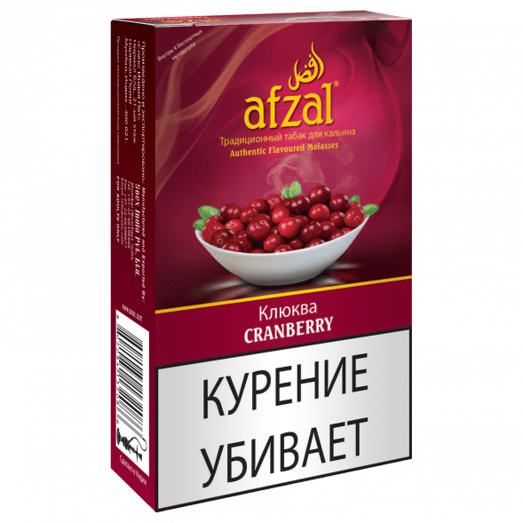 Табак Afzal - Cranberry (Клюква, 40 грамм) купить в Владивостоке