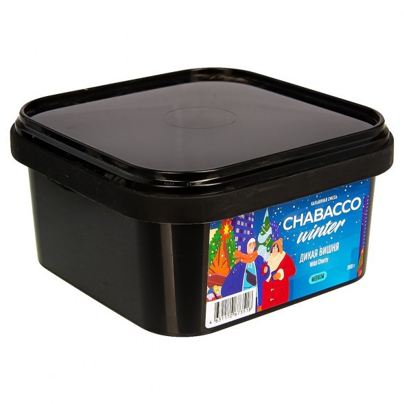Смесь Chabacco MEDIUM - Wild Cherry (Дикая Вишня, 200 грамм) купить в Владивостоке