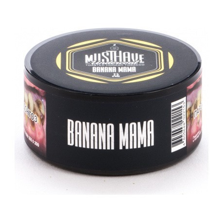 Табак Must Have - Banana Mama (Банана Мама, 25 грамм) купить в Владивостоке