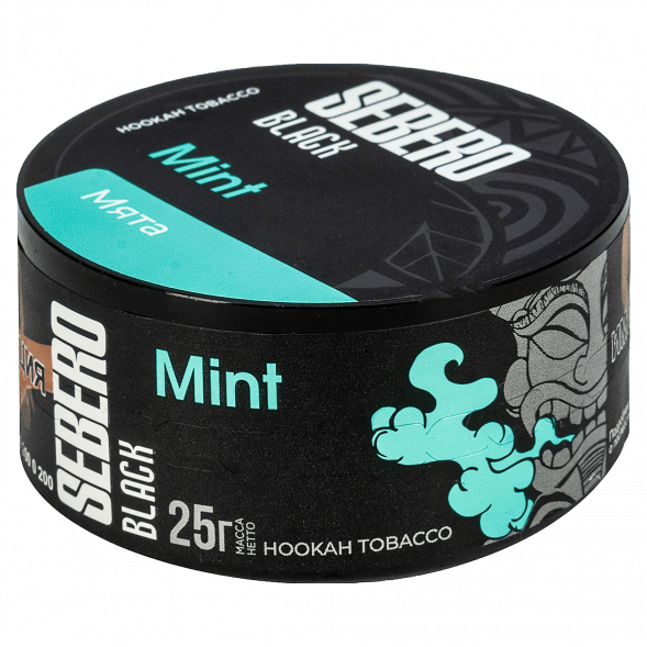 Табак Sebero Black - Mint (Мята, 25 грамм) купить в Владивостоке