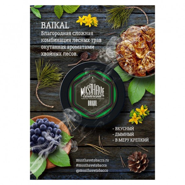 Табак Must Have - Baikal (Байкал, 25 грамм) купить в Владивостоке
