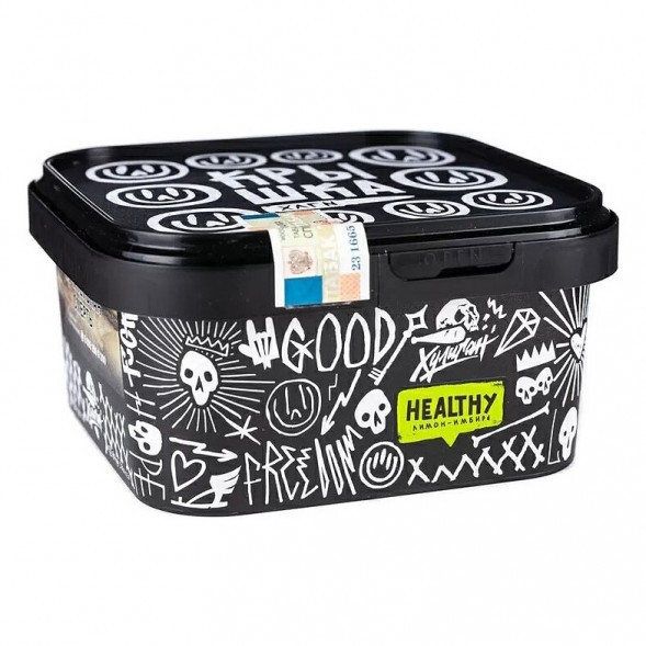 Табак Хулиган - Healthy (Имбирь и Лимон, 200 грамм) купить в Владивостоке