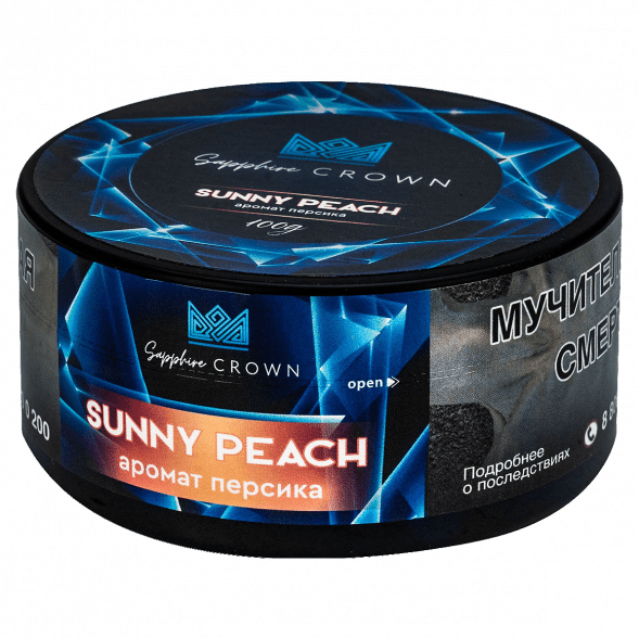 Табак Sapphire Crown - Sunny Peach (Персик, 100 грамм) купить в Владивостоке