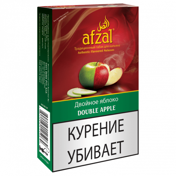 Табак Afzal - Double Apple (Двойное Яблоко, 40 грамм) купить в Владивостоке