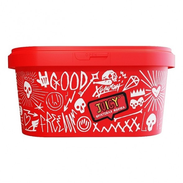 Табак Хулиган - Juicy (Фруктовая Жвачка, 200 грамм) купить в Владивостоке