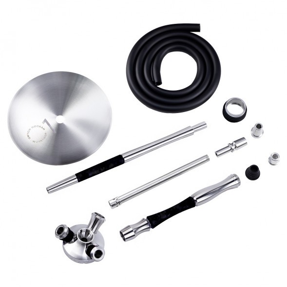 Кальян UNION - Fibonacci Exotic Wood Граб (Чёрный, Без Колбы) купить в Владивостоке