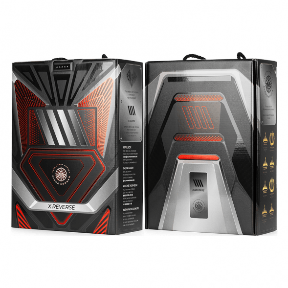 Кальян Alpha Hookah - Model X REVERSE Black Matte (без колбы) купить в Владивостоке