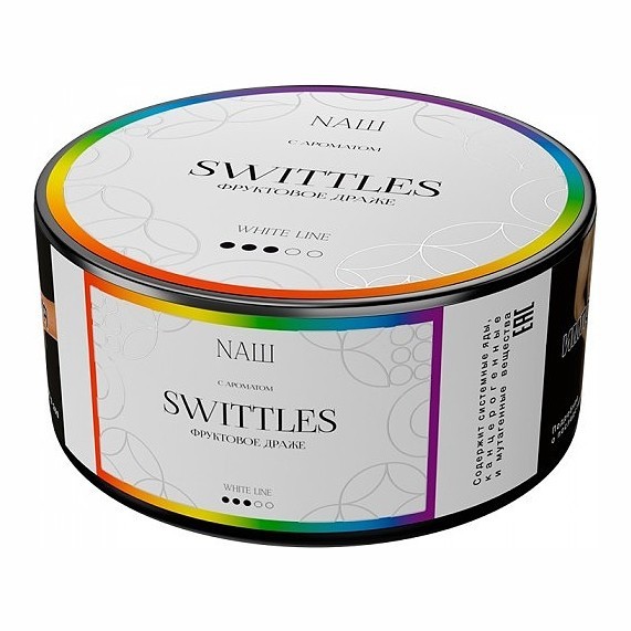Табак NАШ WHITE - Swittles (100 грамм) купить в Владивостоке