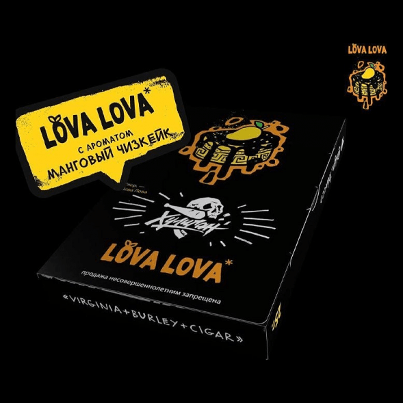 Табак Хулиган - LOVA LOVA (Манговый Чизкейк, 25 грамм) купить в Владивостоке