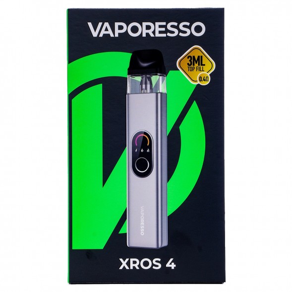 Электронная сигарета Vaporesso XROS 4 - Silver (Серебряная) купить в Владивостоке