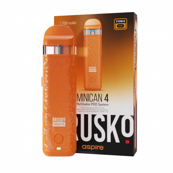 Электронная сигарета Brusko - Minican 4 (Оранжевый) купить в Владивостоке