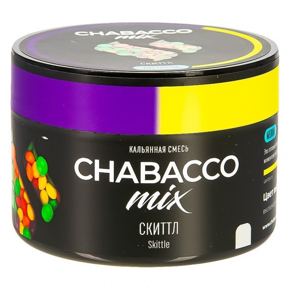 Смесь Chabacco MIX MEDIUM - Skittle (Скиттл, 40 грамм) купить в Владивостоке